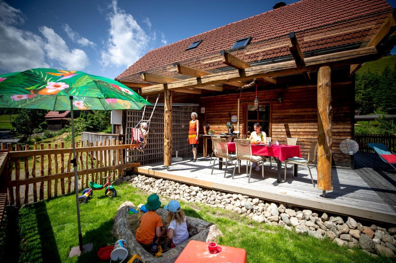 Naturpark Huette Mandl, Biobauernhof & Huettenurlaub Sankt Lambrecht Esterno foto